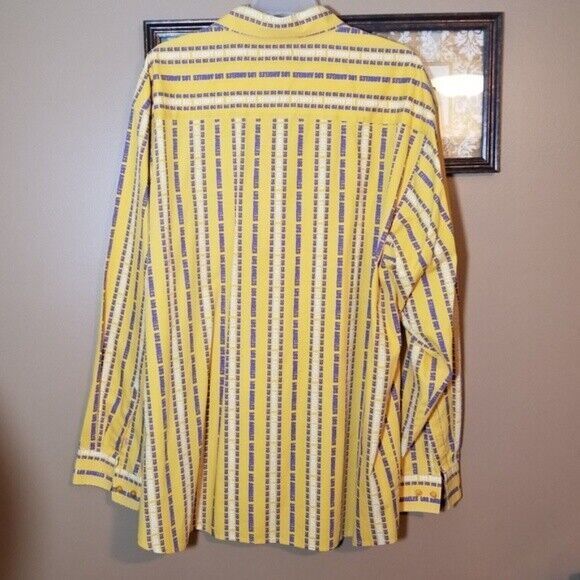 DJC Men Button Up Shirt Size XL Los Angeles 213 - Picture 2 of 4